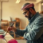 معلم دهانات الروضة